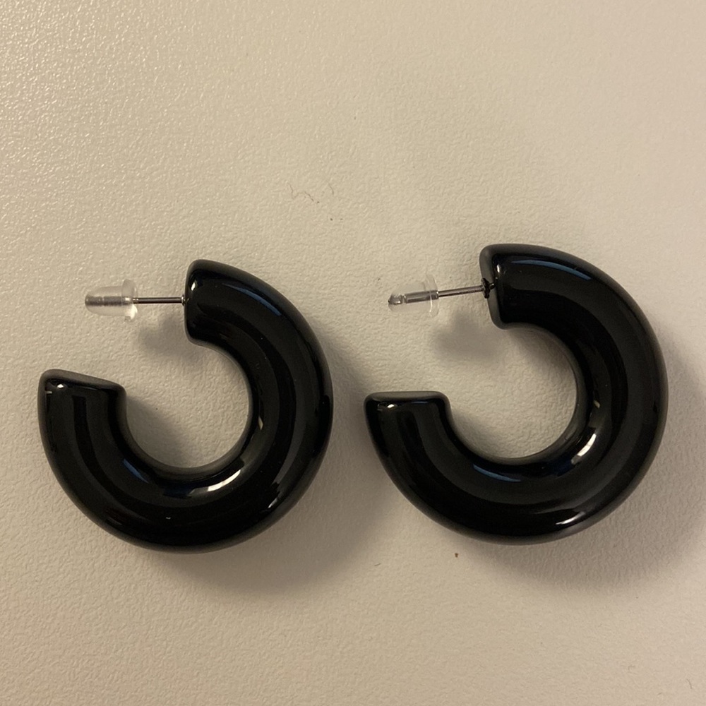 Black Statement Earrings